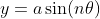 y=a\sin(n\theta)