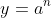 y=a^n