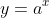 y=a^x