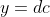 y=dc