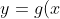 y=g(x)
