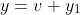 y=v y_1