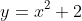 y=x^2+2