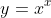 y=x^x