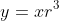 y=xr^3