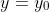 y=y_0