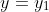 y=y_1