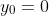 y_{0}=0