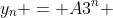 y_{n} = A3^n 