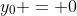 y_0 = 0~ft