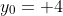 y_0= 4