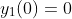 y_1(0)=0