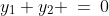 y_1+y_2 \:=\:0