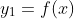 y_1=f(x)