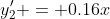 y_2' = 0.16x
