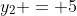y_2 = 5