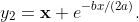 y_2=\bold{x} e^{-bx/(2a)}.