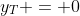 y_T = 0