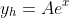 y_h=Ae^x