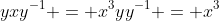 yxy^{-1} = x^{3}yy^{-1} = x^3