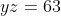 yz=63