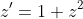 z'=1+z^2