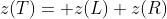 z(T)= z(L)+z(R)