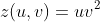 z(u,v)=uv^2
