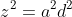 z^2=a^2d^2