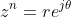 z^n=re^{j\theta}