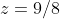z=9/8