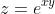 z=e^{xy}