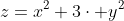 z=x^{2}+3\cdot y^{2}