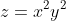 z=x^2y^2