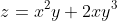 z=x^2y+2xy^3