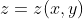z=z(x,y)