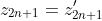 z_{2n+1}=z'_{2n+1}