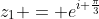 z_1 = e^{i \frac{\pi}{3}}