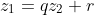 z_1=qz_2+r