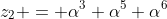z_2 = \alpha^3+\alpha^5+\alpha^6