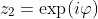 z_2=\exp(i\varphi)