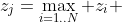 z_j=\max_{i=1..N} z_i 