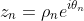 z_n=\rho_ne^{i\theta_n}\\