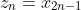 z_n=x_{2n-1}