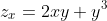 z_x=2xy+y^3