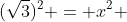 (sqrt{3})^{2} = x^{2} +1 + x^{2} -2x +2 - 2 cdot sqrt{x^{2}+1} cdot sqrt{x^{2}-2x+2} cdot cos 	heta