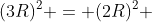 (3R)^2 = (2R)^2 + RH^2