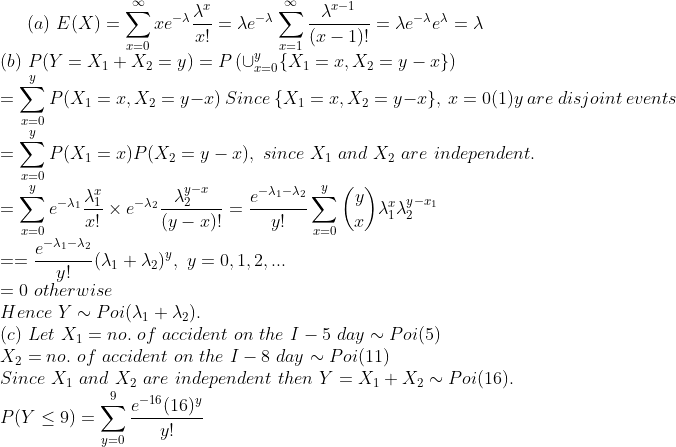r-0 2 P(X,-x, X,-y-r) Since {X,-x, X2-v-r}, x-0(1)y are disjoint events PX)Py -x), since Xi and X2 are independent r-0 -A1-X2
