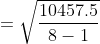 10457.5
V 8-1