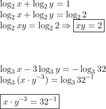 Sistema com Logaritmos Gif